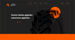 Desktop Screenshot of llantasgigantes.com.mx
